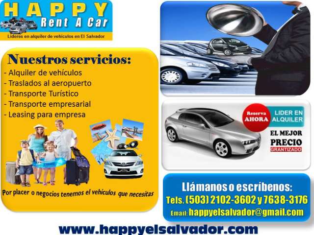 Rent A Car El Salvador Alquiler De Vehiculos En San Salvador Transporte Mudanza 37440