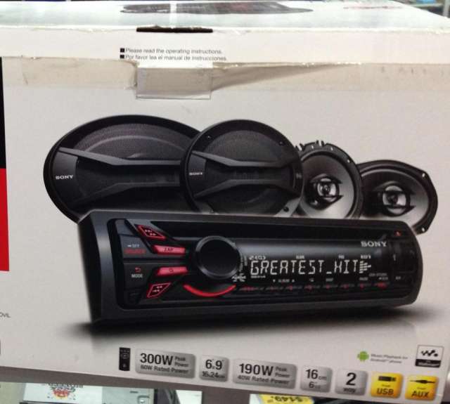 Ganga se vende set de stereo sony xplod subwoofer en San Salvador