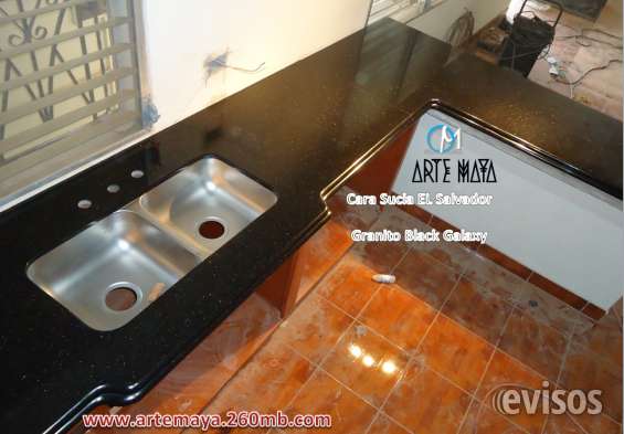 Gabinetes de madera cocinas de granito en el salvador by arte maya en