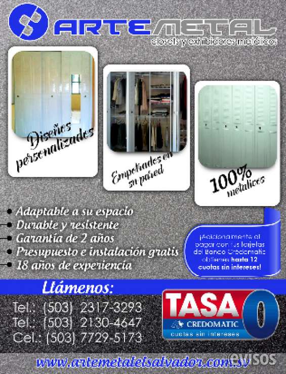Closet de metal en el salvador en San Salvador Muebles 59056