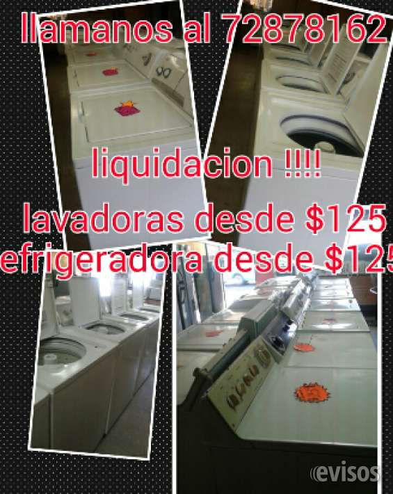Vendo lavadoras y refrigeradoras al costo en San Salvador